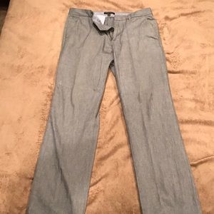 Banana Republic straight fit grey dress pants